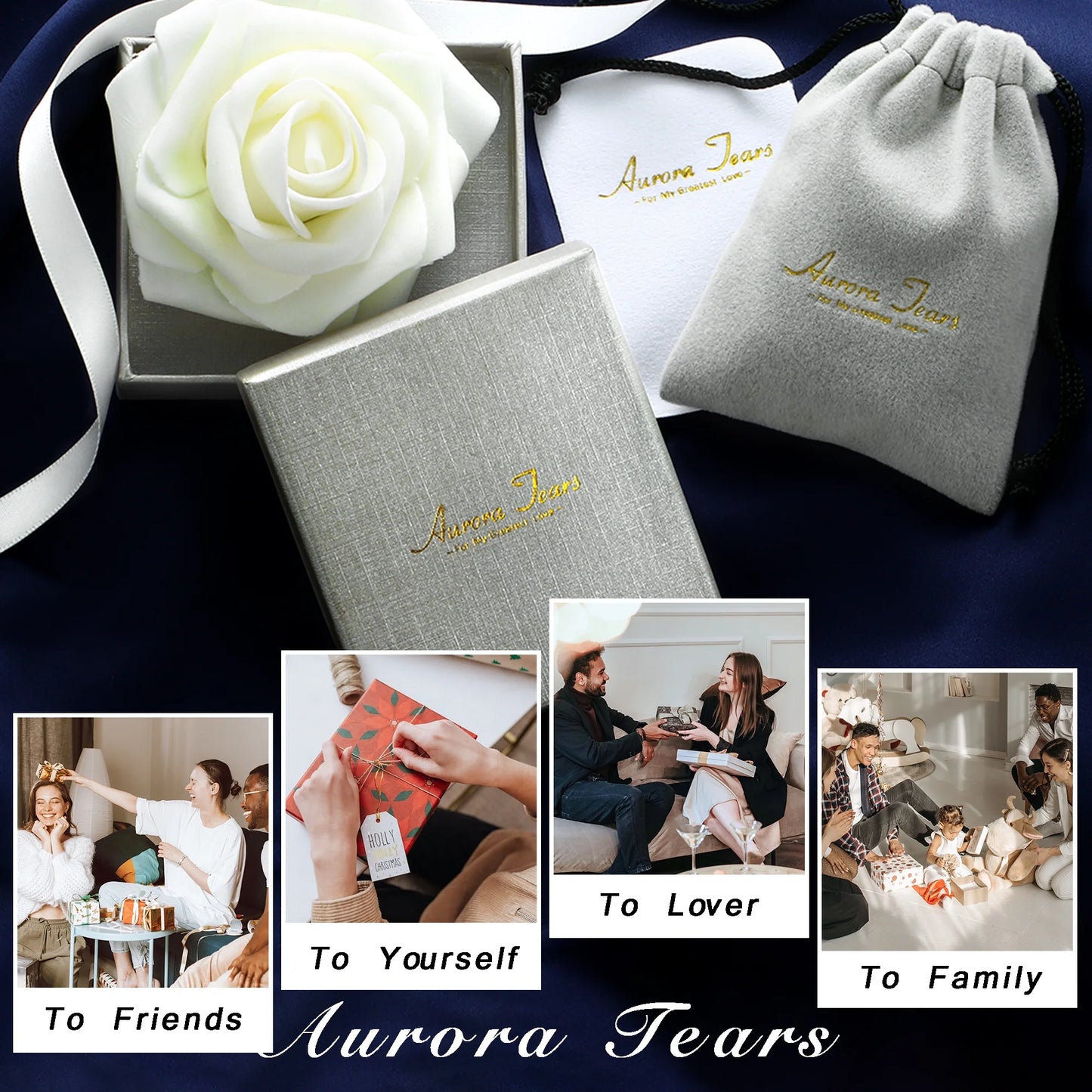 September Birthstone Necklace Women Blue Heart Necklace Sapphire Crystal CZ 925 Sterling Silver Pendant Jewelry Birthday Mother'S Day Gifts